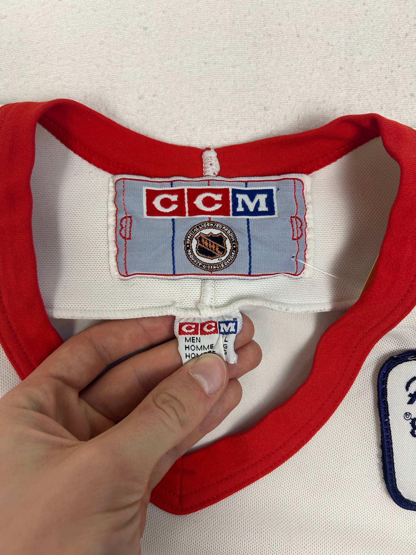 Vintage Detroit Red Wings Patch Jersey