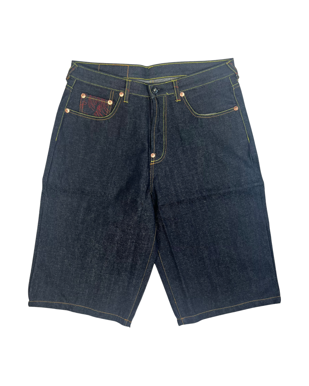 RMC Red Embroidered Jorts (multiple sizes)