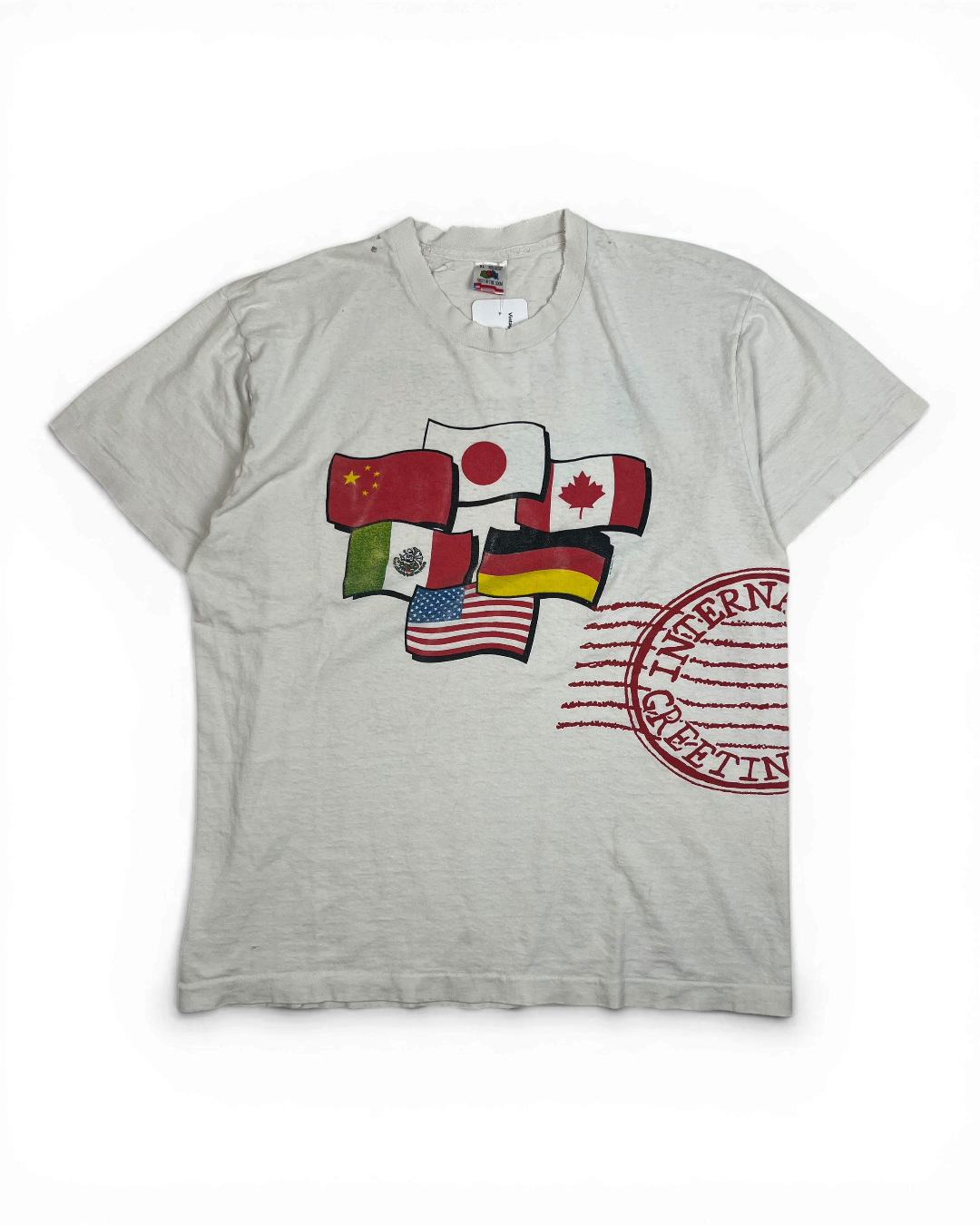 Vintage International Flag Tee