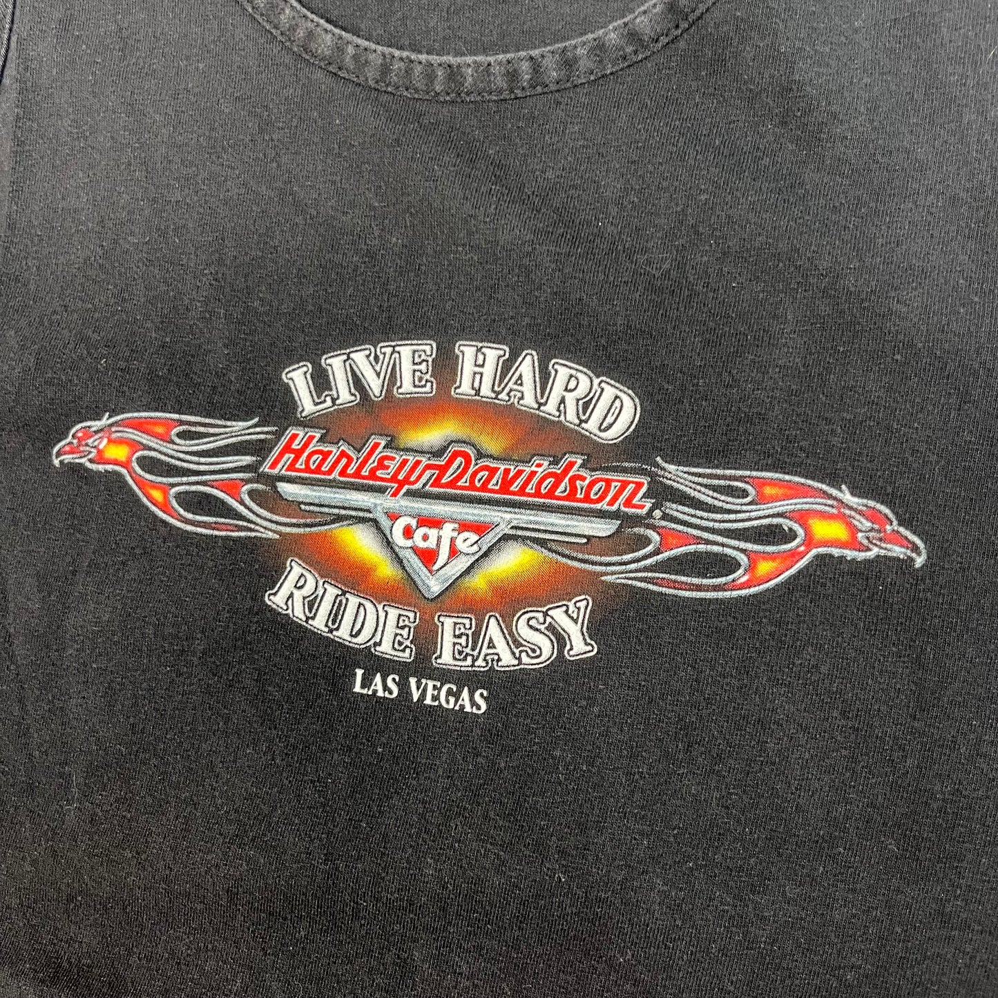 Harley Davidson Live Hard Ride Easy Tank Top