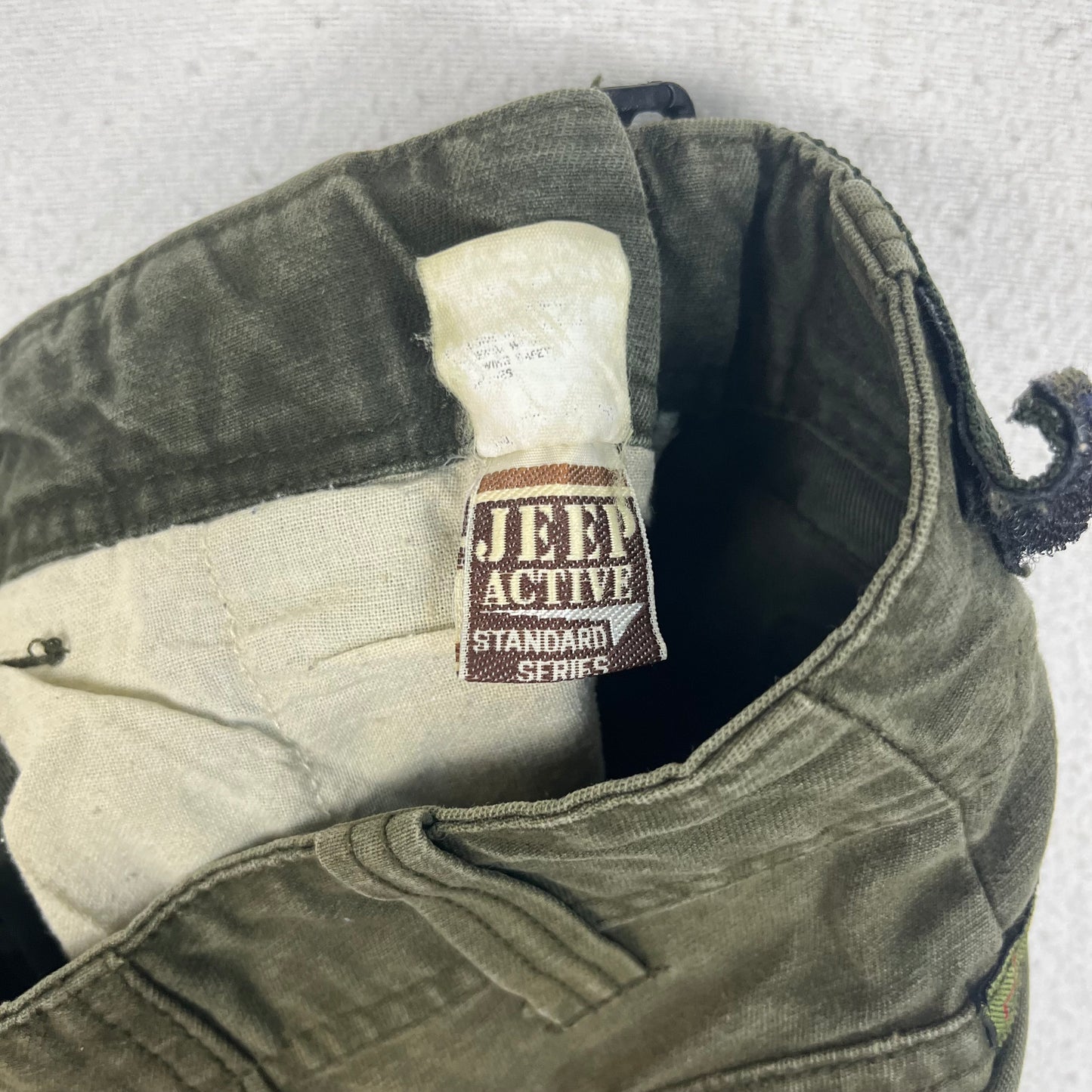 Jeep Army Green Cargo Shorts