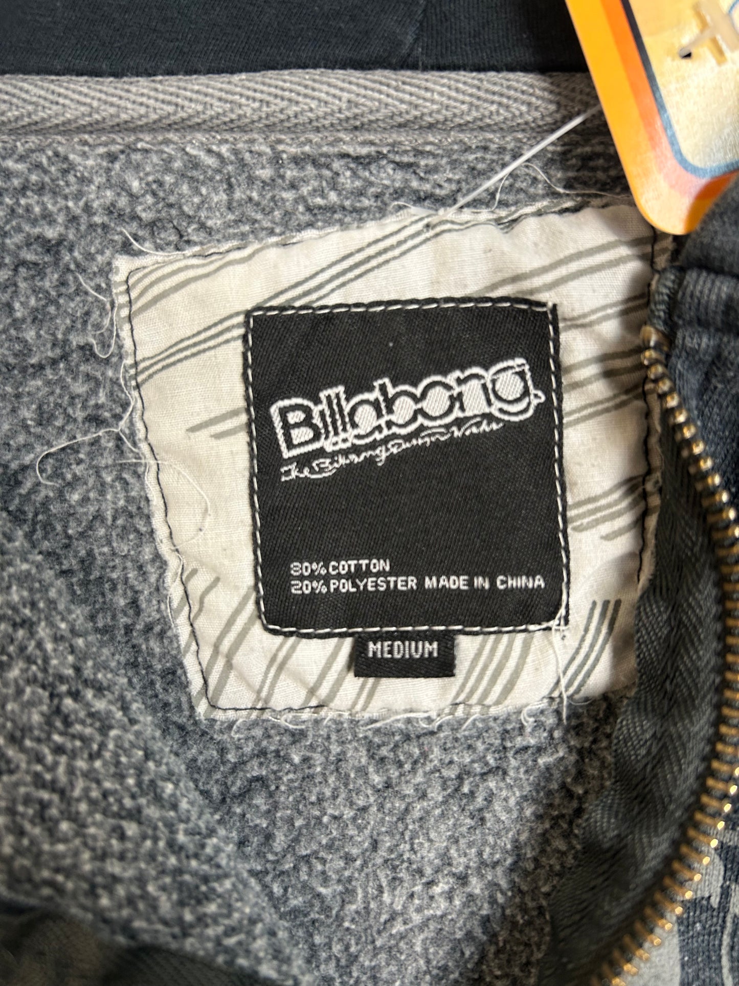 2000's Billabong Zip Up Hoodie