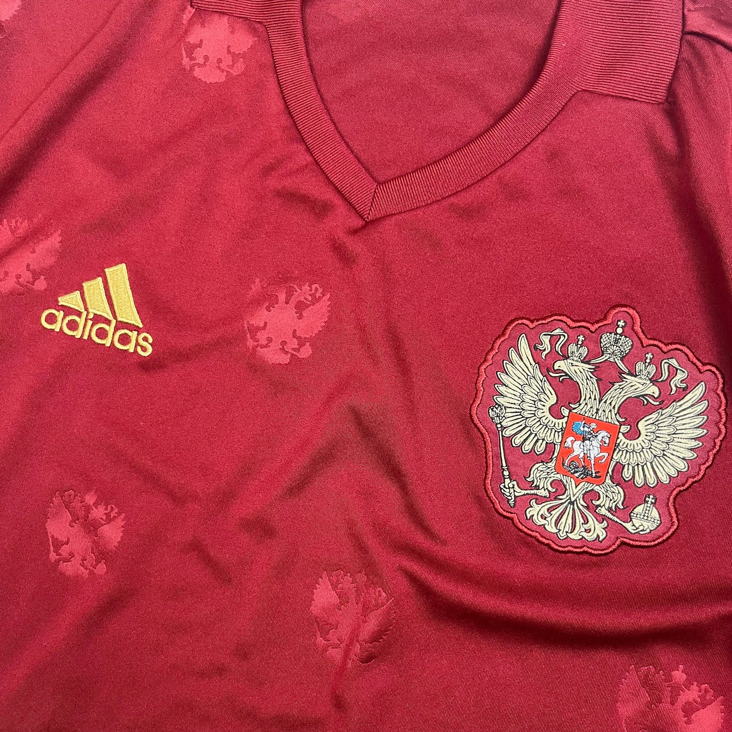 Adidas Russia 2016/17 Home Soccer Kit