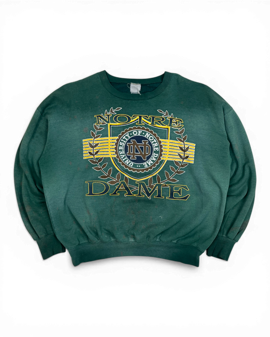 Vintage Notre Dame Faded Crewneck