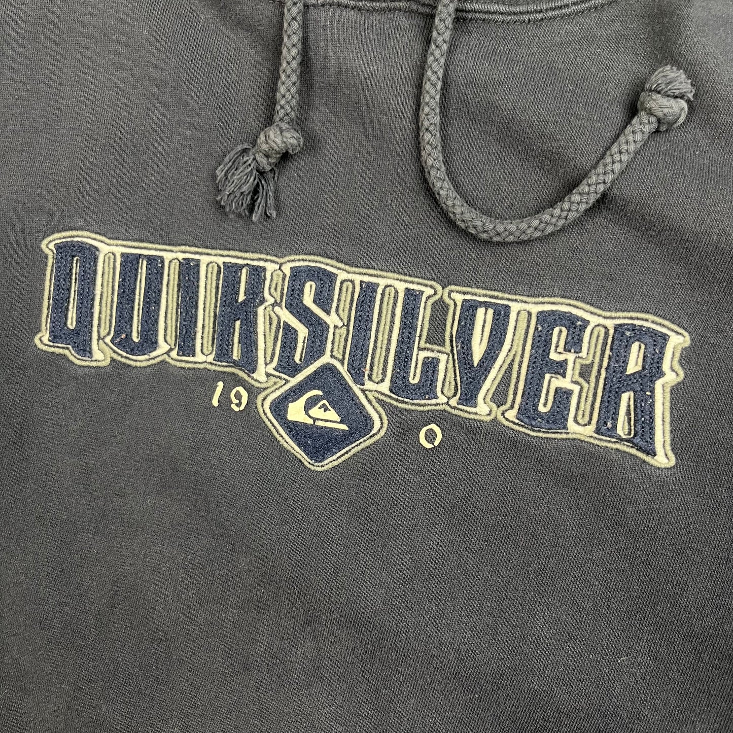 2000's Quiksilver Navy Spellout Hoodie