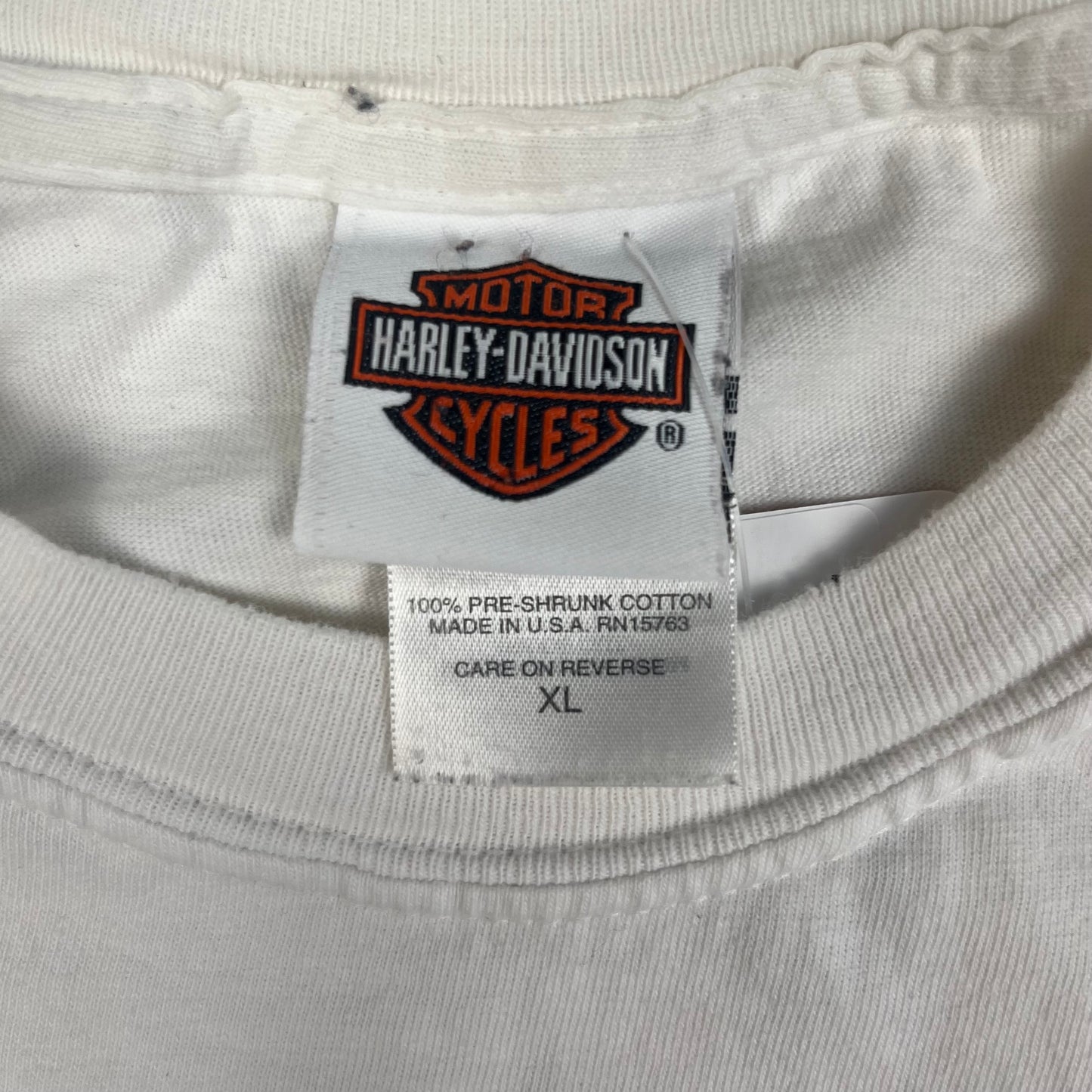Harley Davidson White Las Vegas Dice Long Sleeve