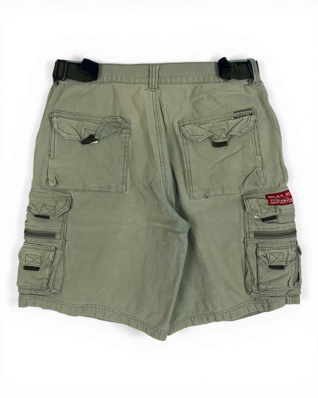 Mercedes Sage Green Cargo Shorts