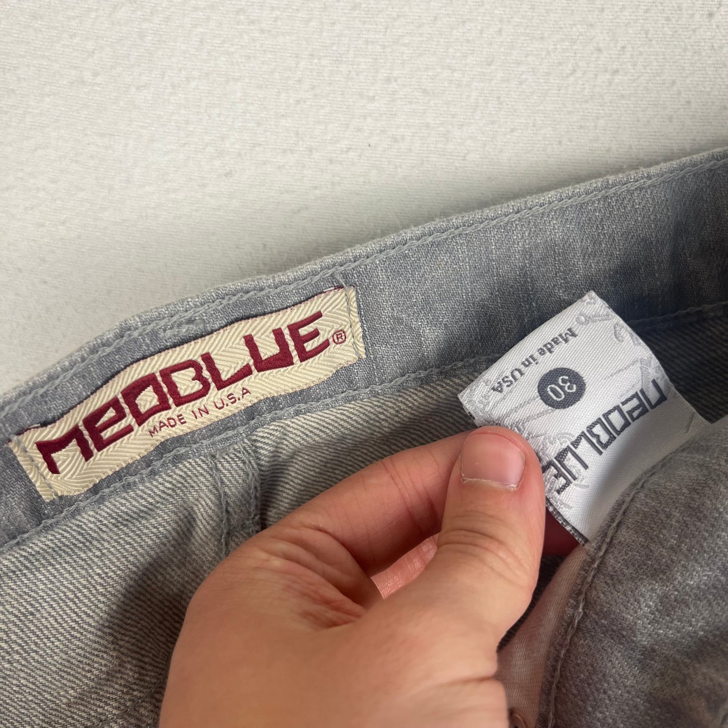 2000's Neoblue Grey Jorts