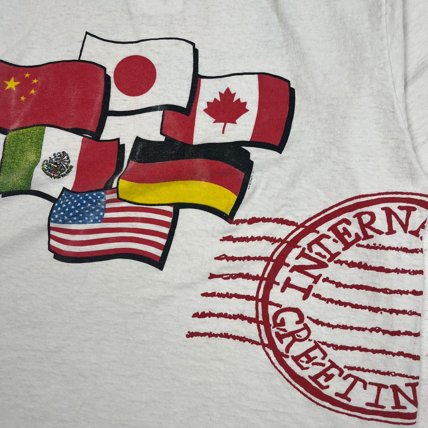 Vintage International Flag Tee