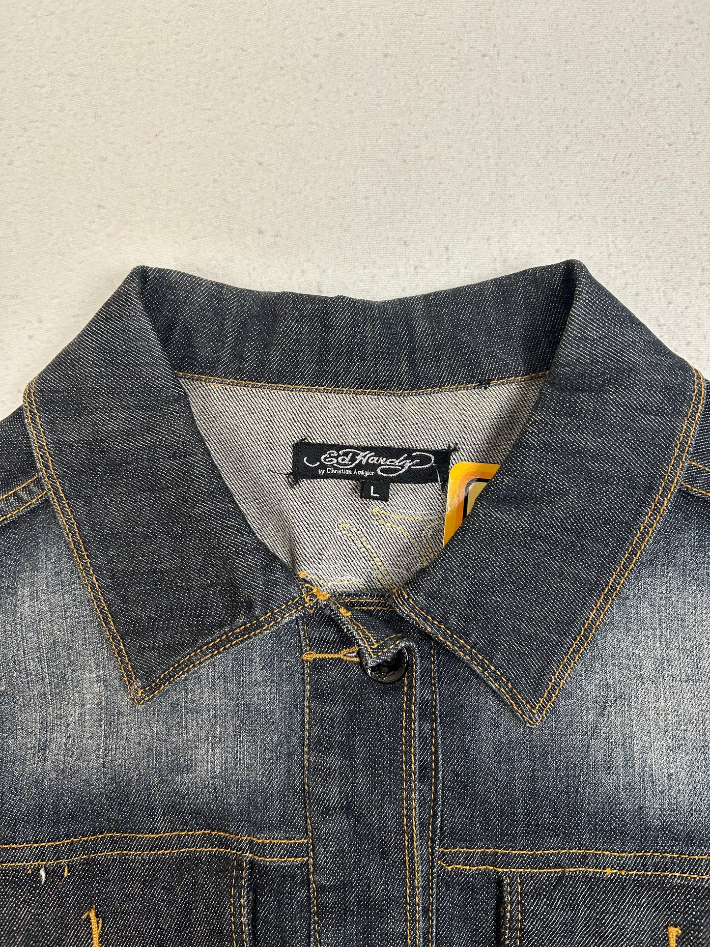 2000's Ed Hardy Jean Jacket