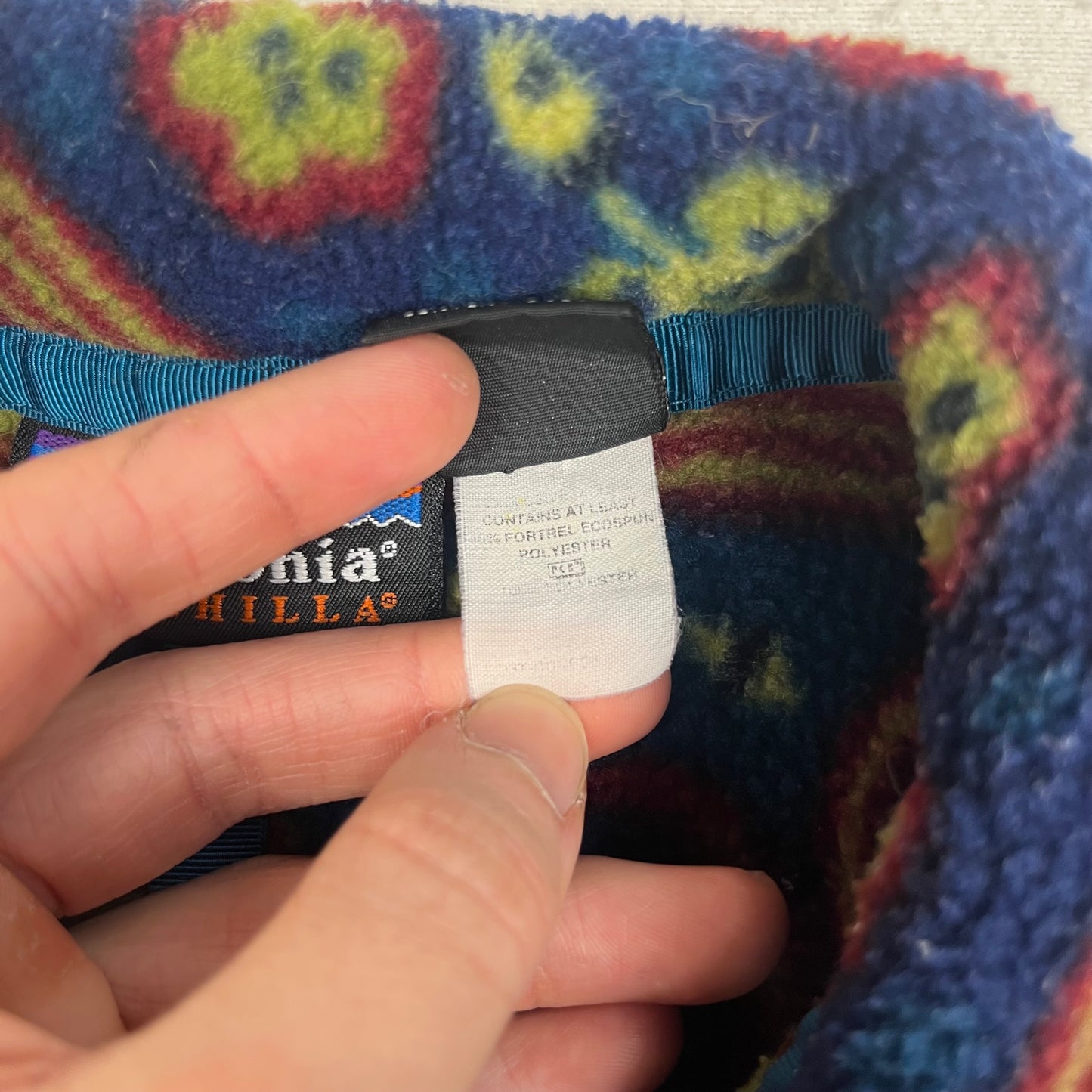 Vintage 1998 Patagonia Crocodile Bluegrass Synchilla