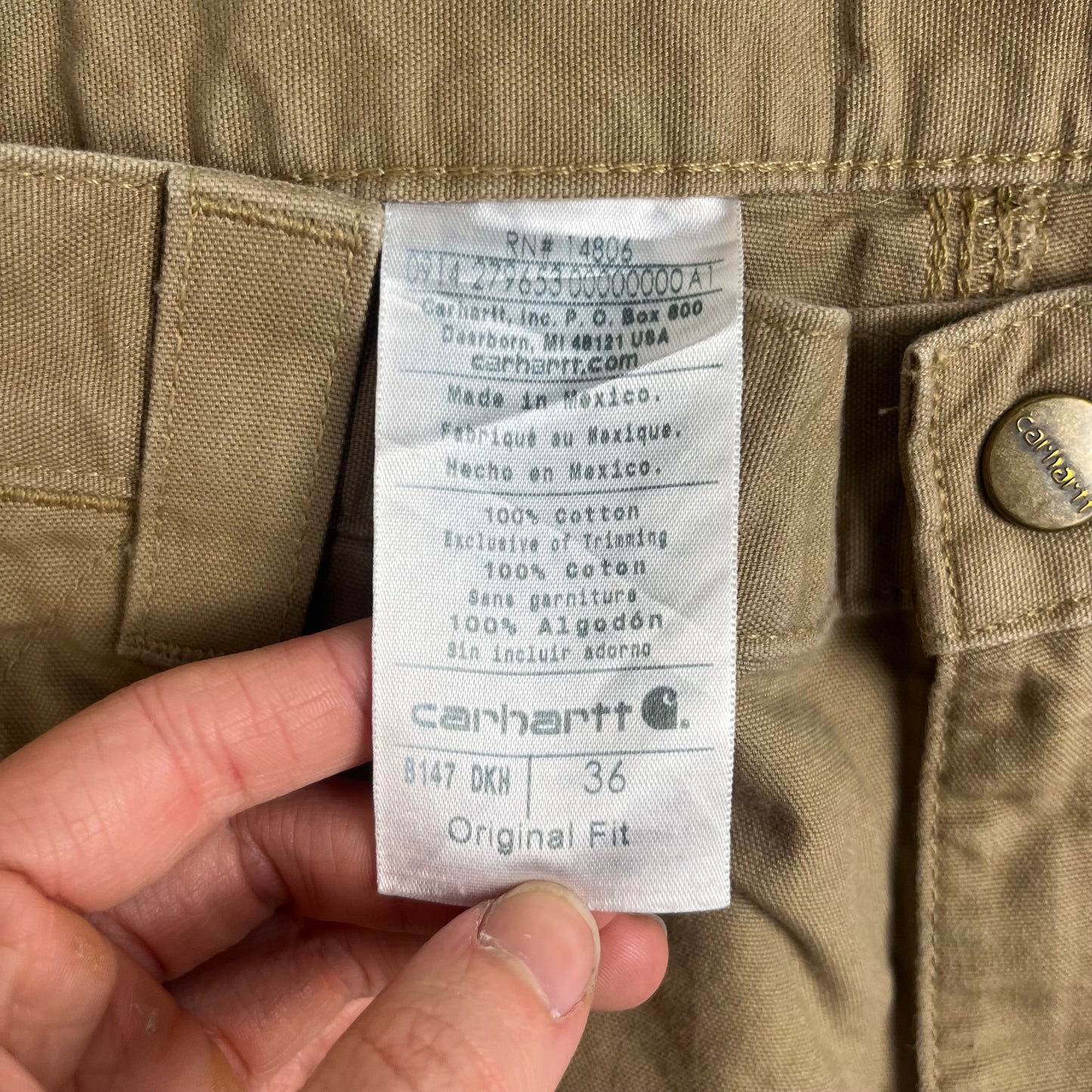Carhartt Light Brown Shorts