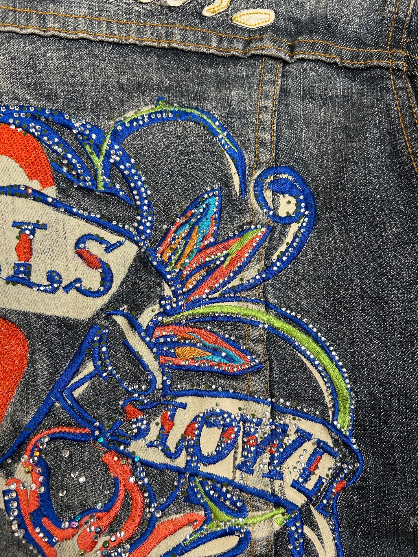 2000's Ed Hardy Jean Jacket