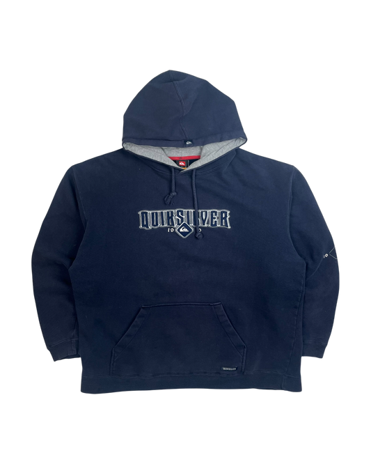 2000's Quiksilver Navy Spellout Hoodie