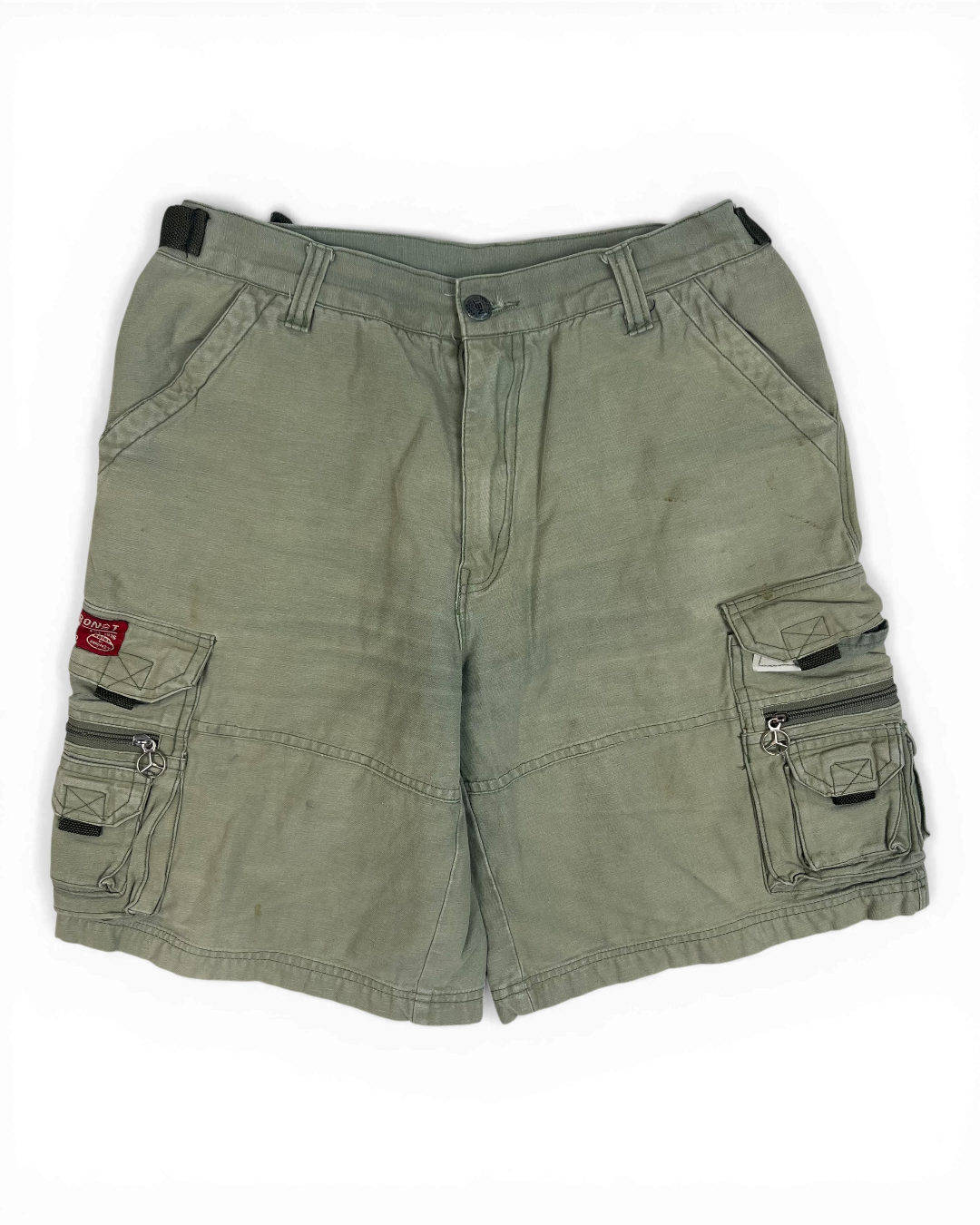 Mercedes Sage Green Cargo Shorts