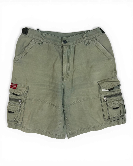 Mercedes Sage Green Cargo Shorts
