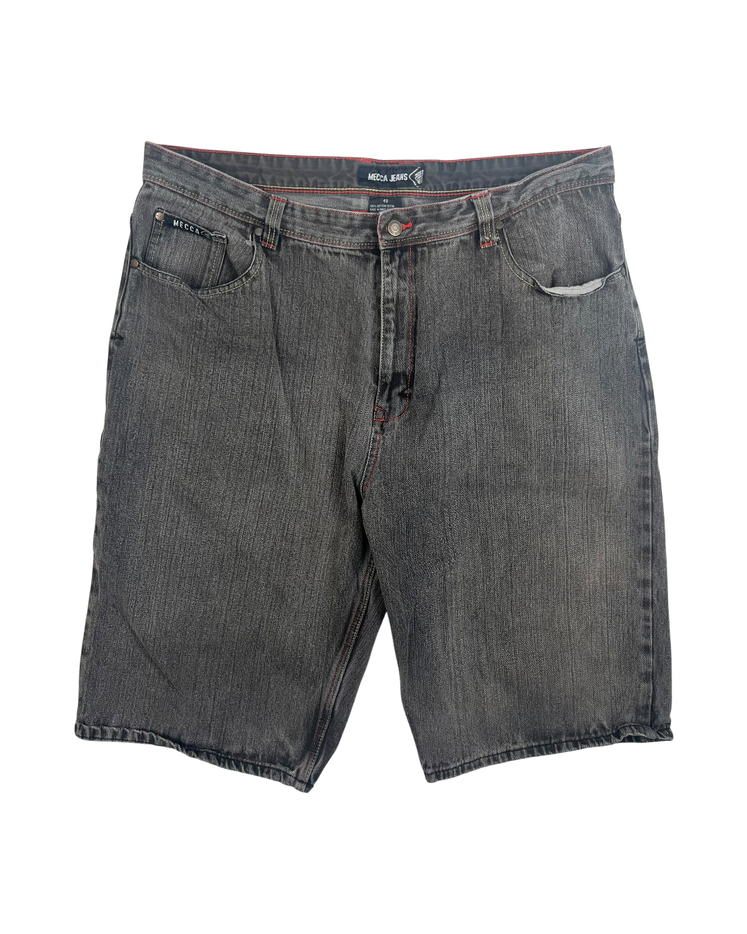 2000's Mecca Embroidered Jorts