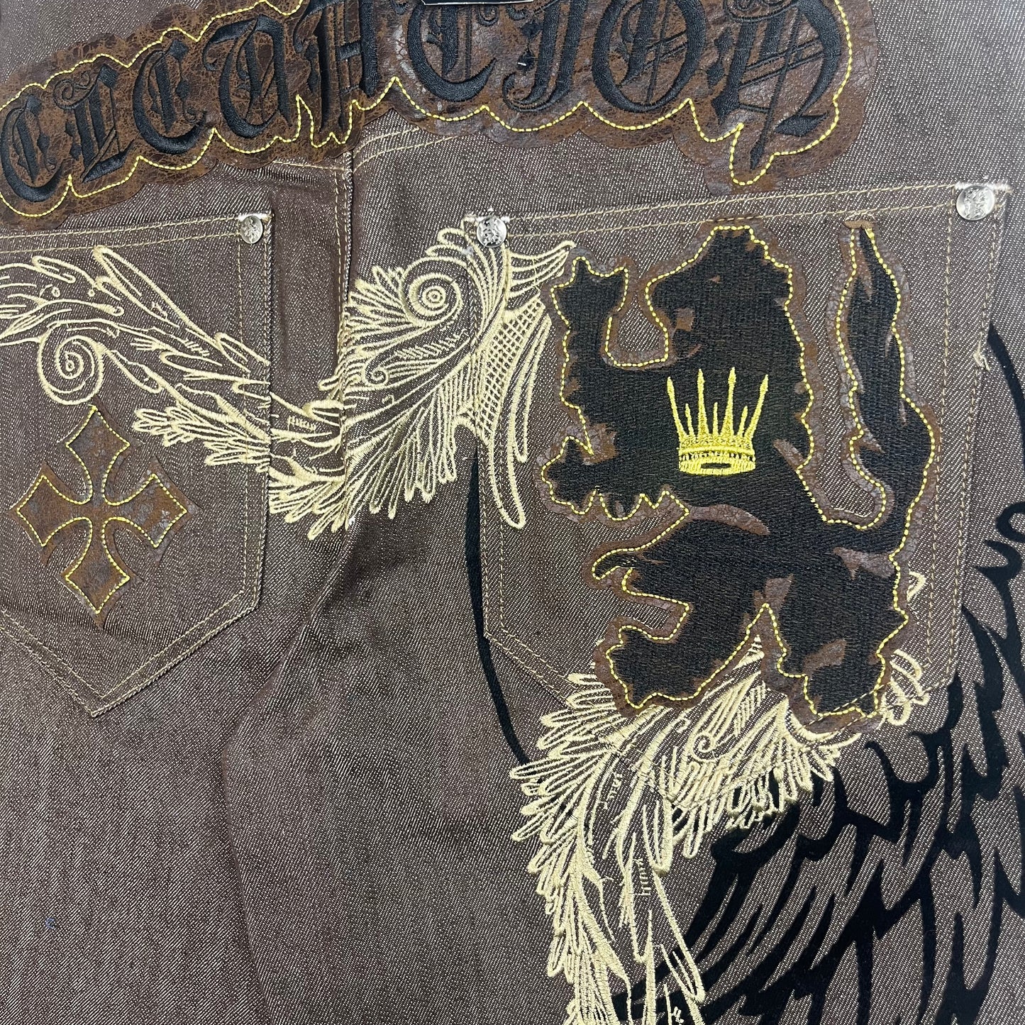 Deadstock Delf Lion Jorts