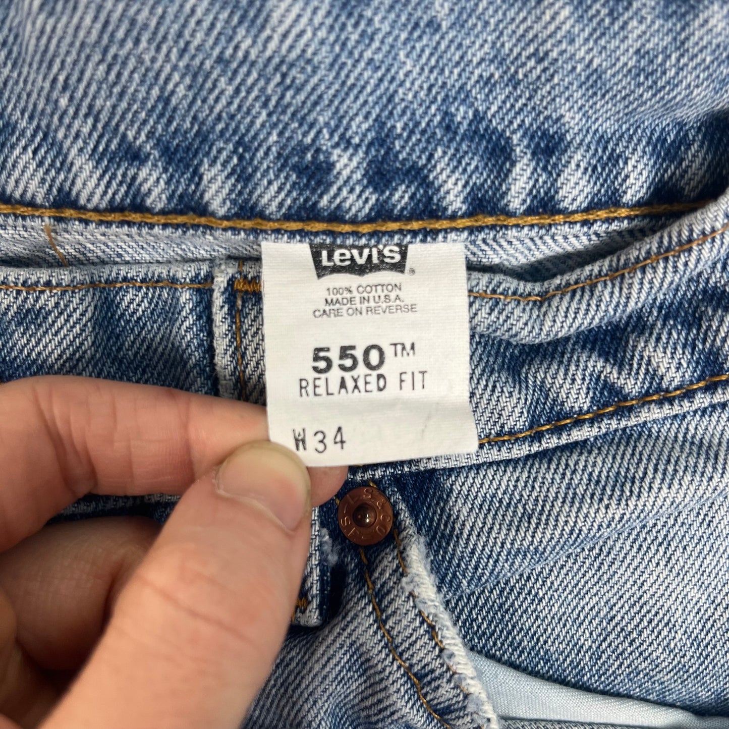 Vintage Levi's 550 Orange Tab Jorts