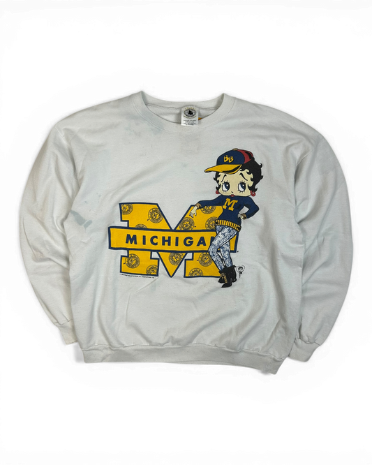 Vintage Betty Boop Michigan Crewneck