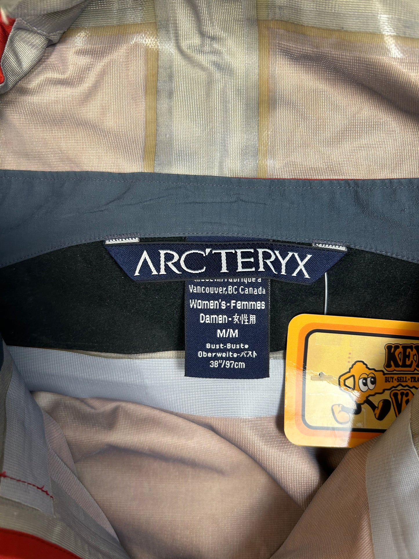 Arc'teryx Theta SV Sangria Red Gore-Tex Rain Jacket