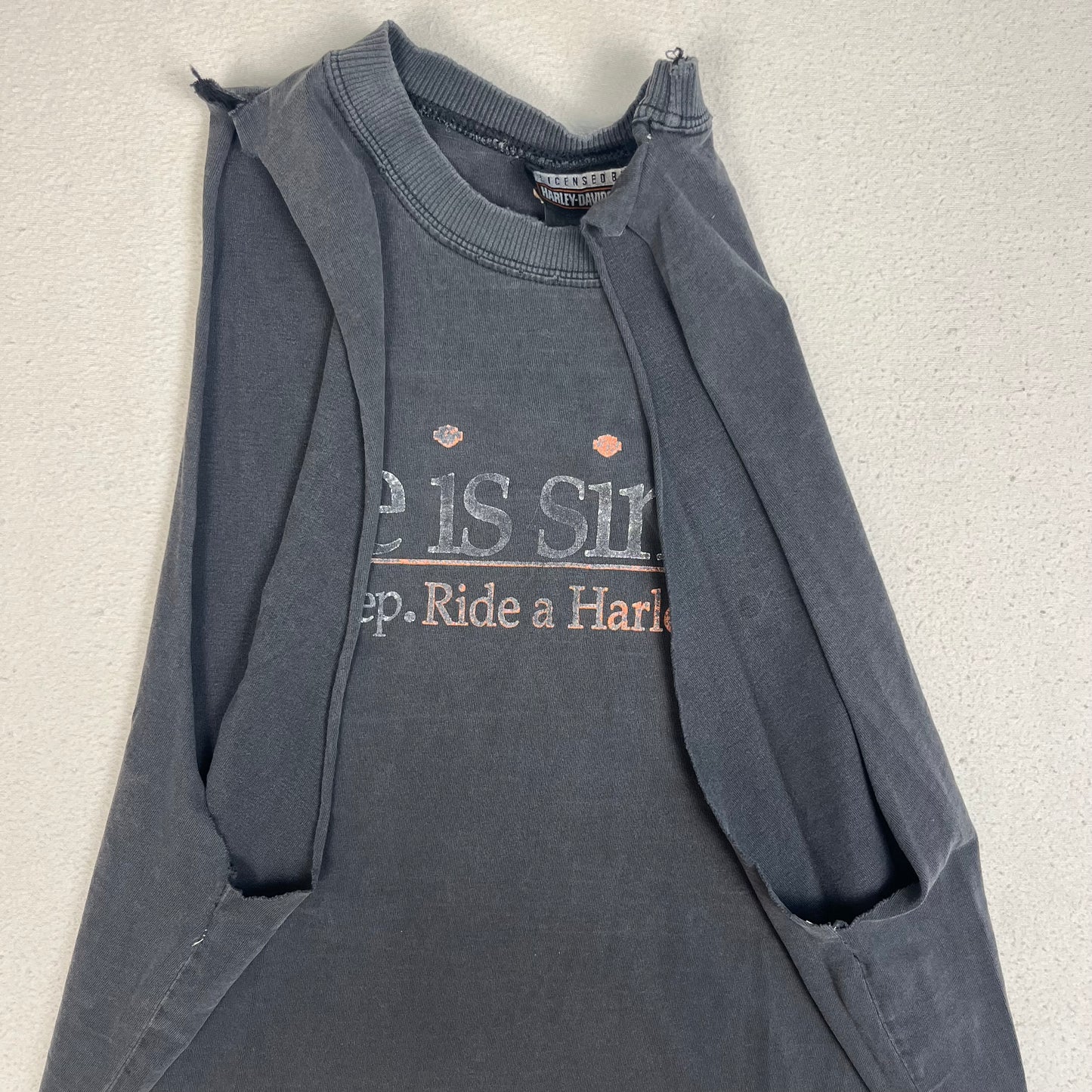 Vintage Harley Davidson "Life Is Simple" Tank Top