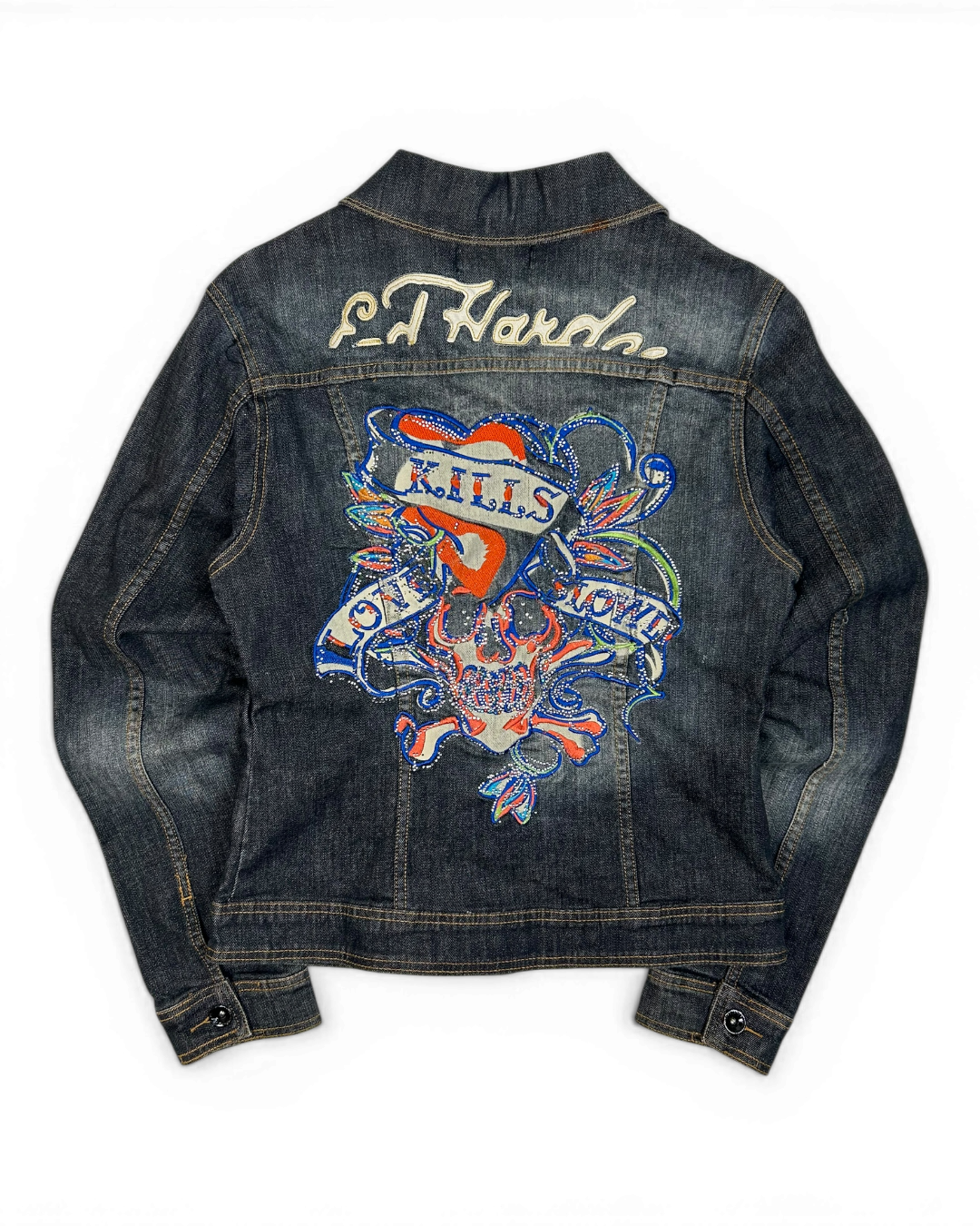 2000's Ed Hardy Jean Jacket