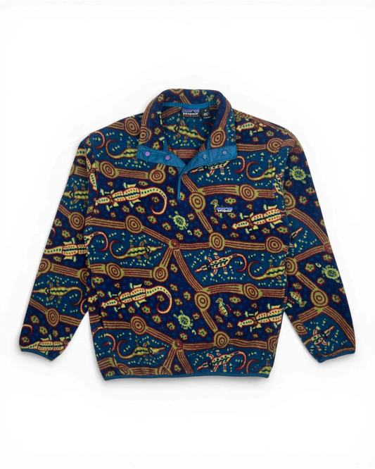 Vintage 1998 Patagonia Crocodile Bluegrass Synchilla
