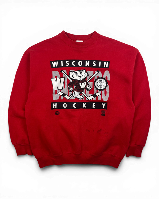 Vintage Wisconsin Badgers Hockey Crewneck