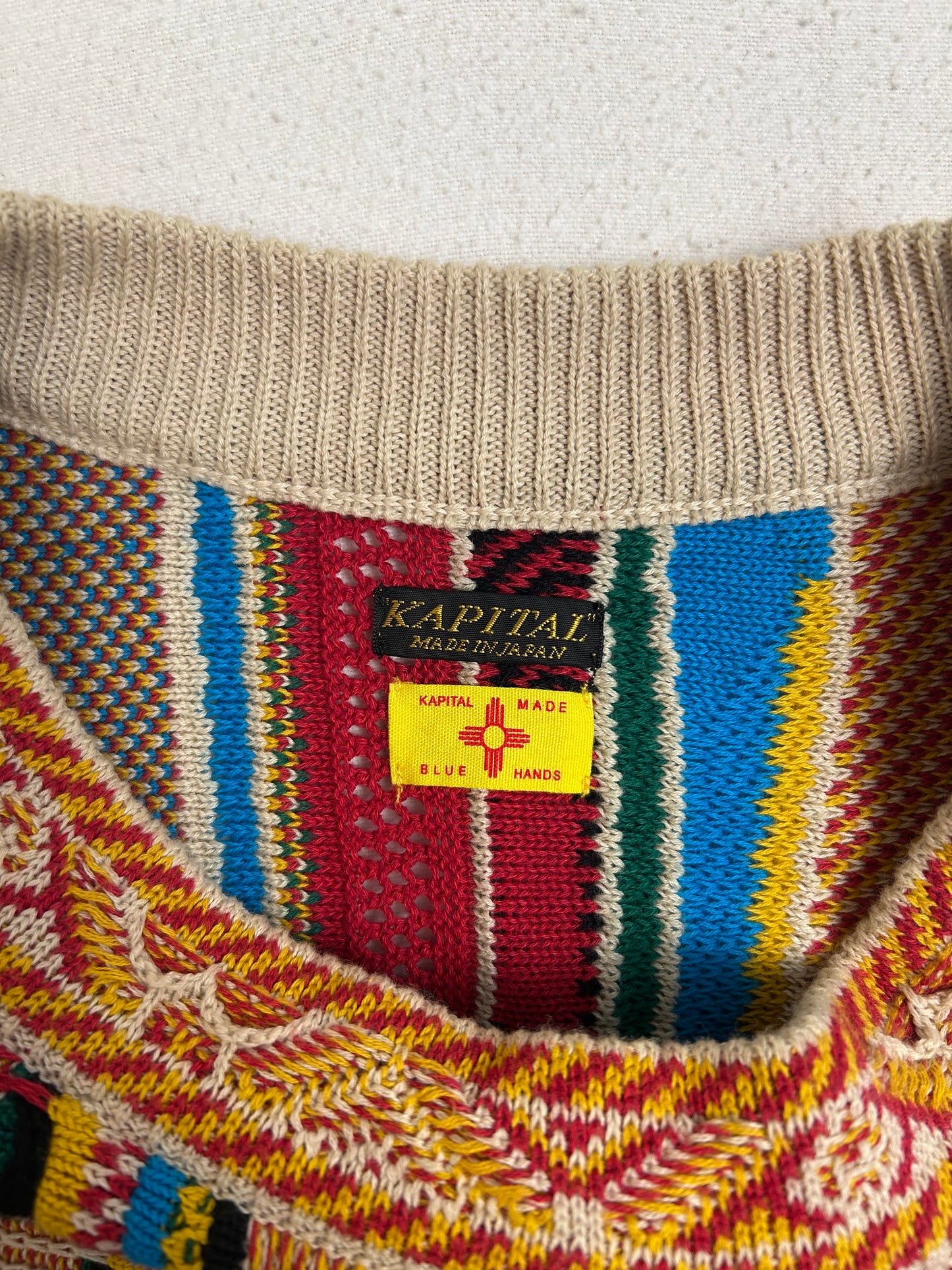 Kapital 3D Gaudy Knit Sweater