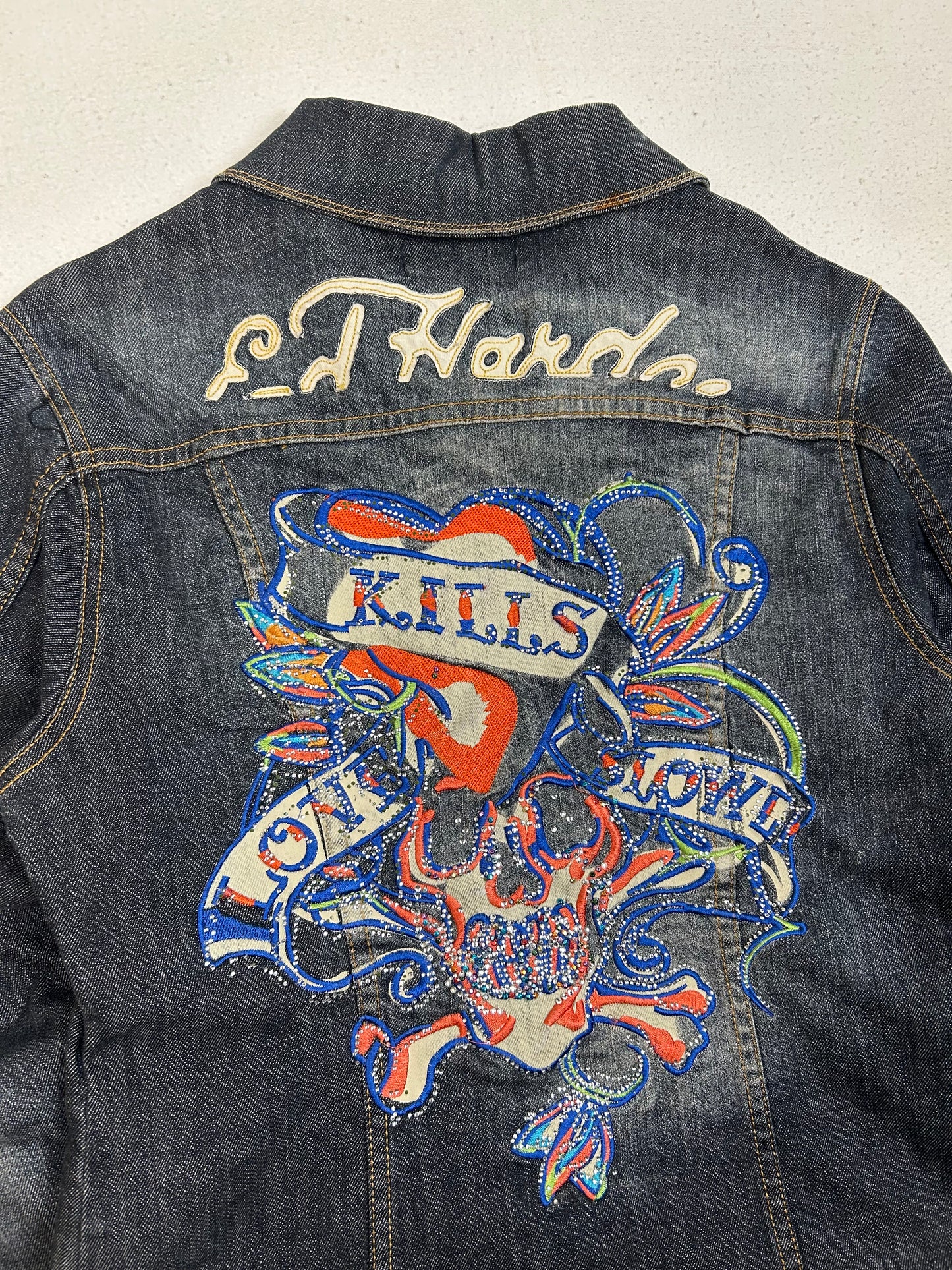 2000's Ed Hardy Jean Jacket