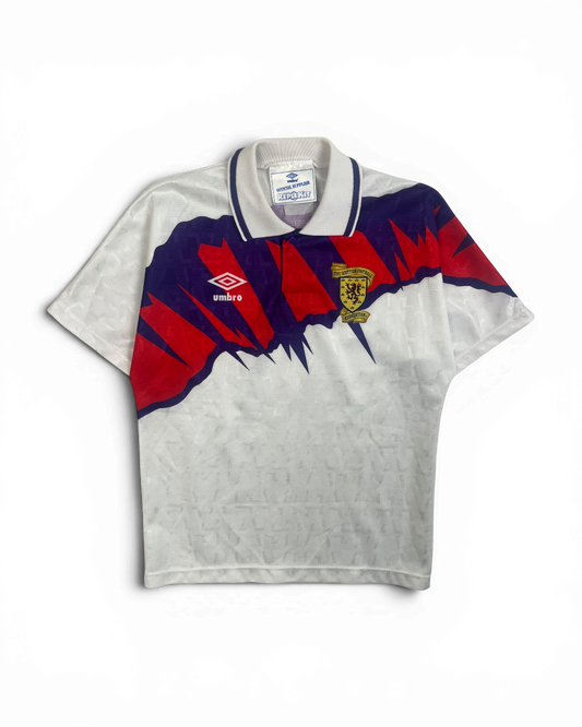 Vintage Umbro Scotland 1991/93 Away Soccer Kit